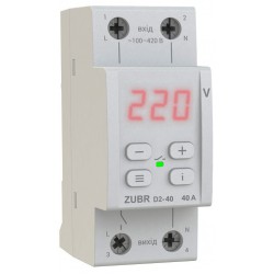 Реле контроля напряжения ZUBR D2-40 red
